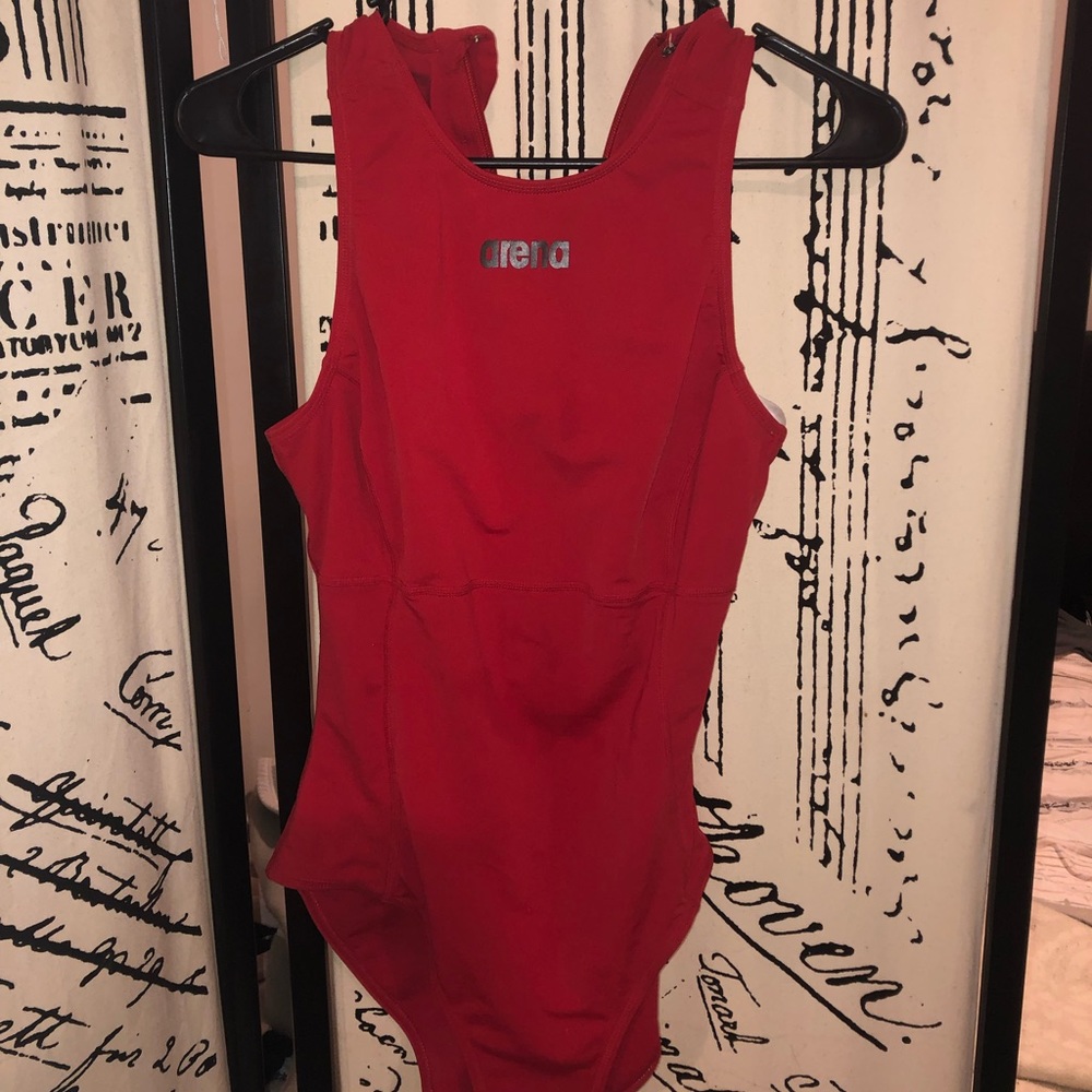 Arena swimsuit red
